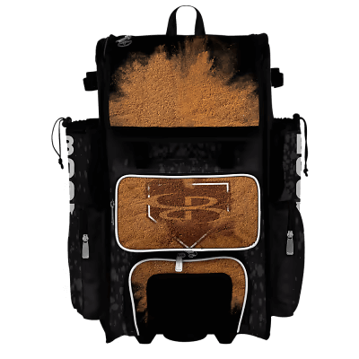elitestrike softball gear bag with multiple compartments