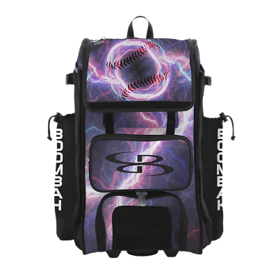 elitestrike softball gear bag with multiple compartments