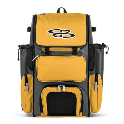 elitestrike softball gear bag with multiple compartments