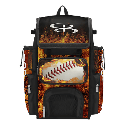  elitestrike softball gear bag with multiple compartments