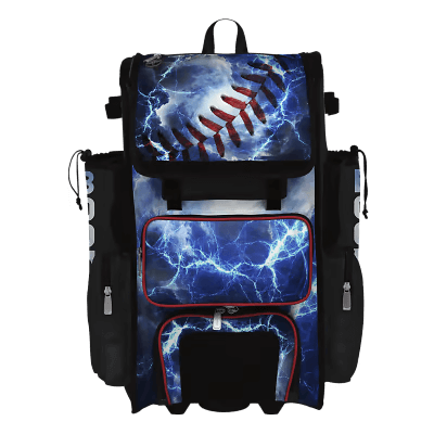  elitestrike softball gear bag with multiple compartments
